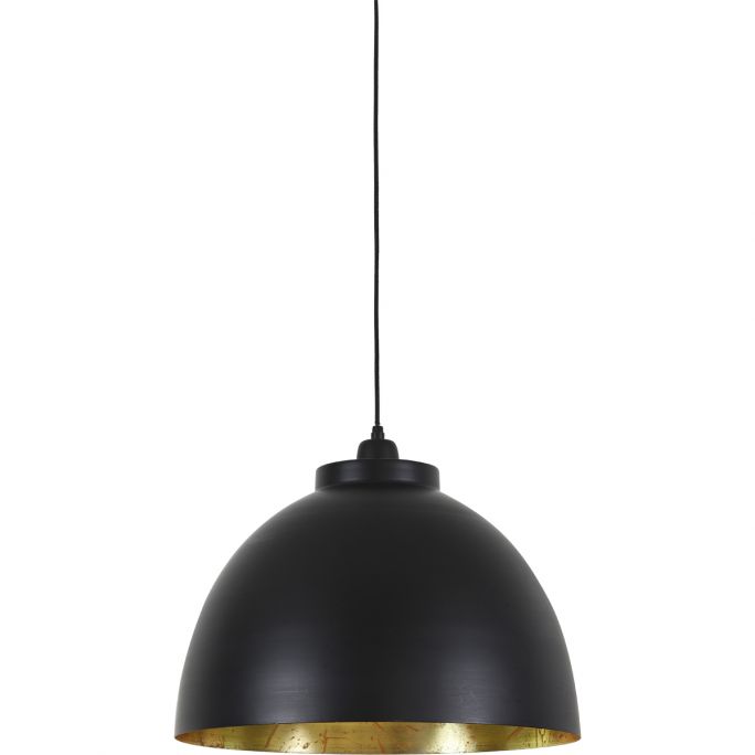 Schurend Suradam helpen Hanglamp Kylie 45x32cm zwart goud | Budgethomestore.nl