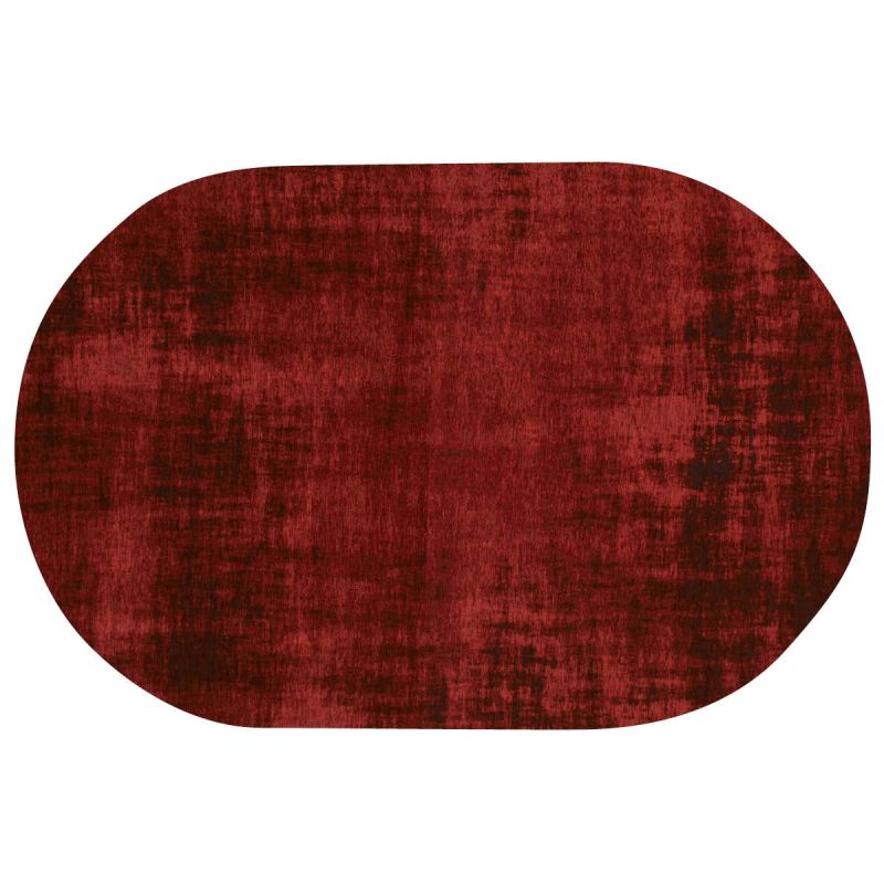 Vloerkleed Rovinj rood 130x190 ovaal