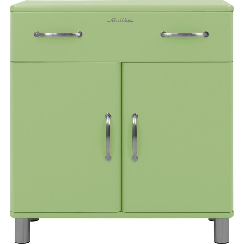 Kast Malibu 2 deuren en 1 lade spring green