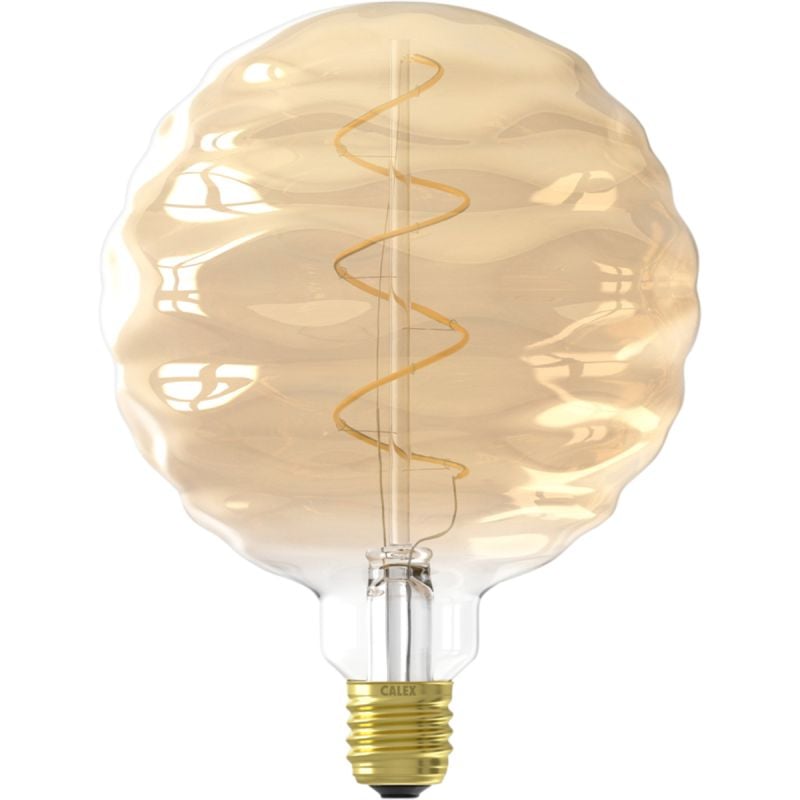 Calex Bilbao XXL Goud - E27 LED Lamp - Filament Lichtbron Dimbaar - 4W - Warm Wit Licht
