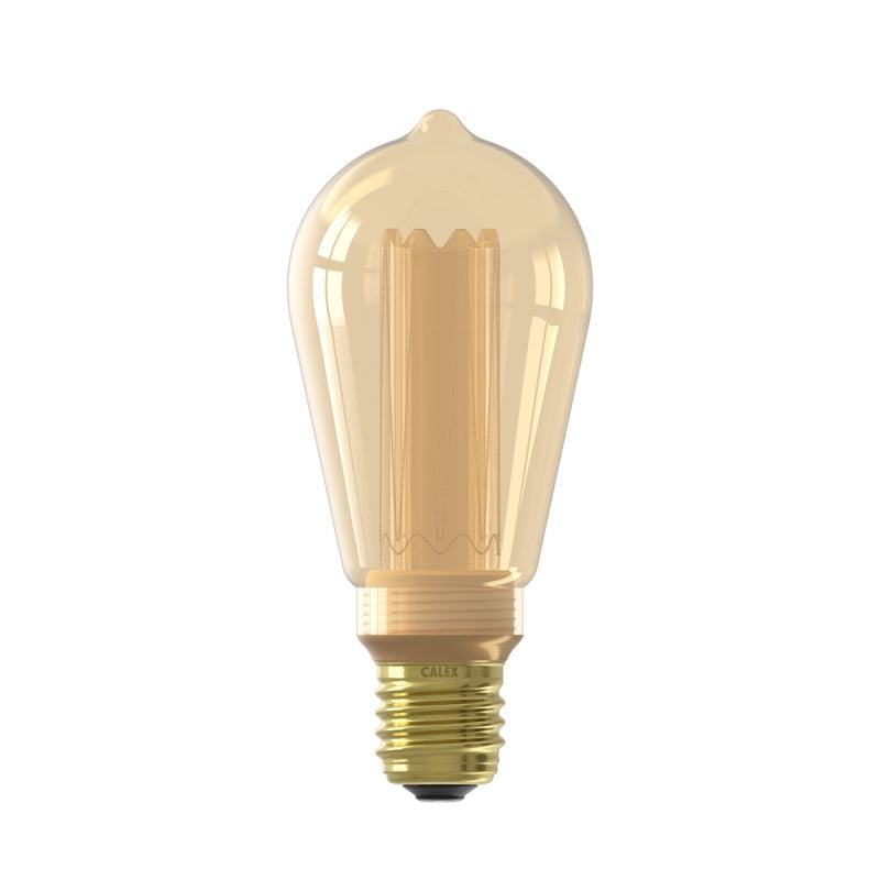 Lichtbron Rustieklamp Goud E27 Fiber 120lm