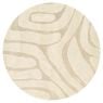 Vloerkleed Chase rond creme 12