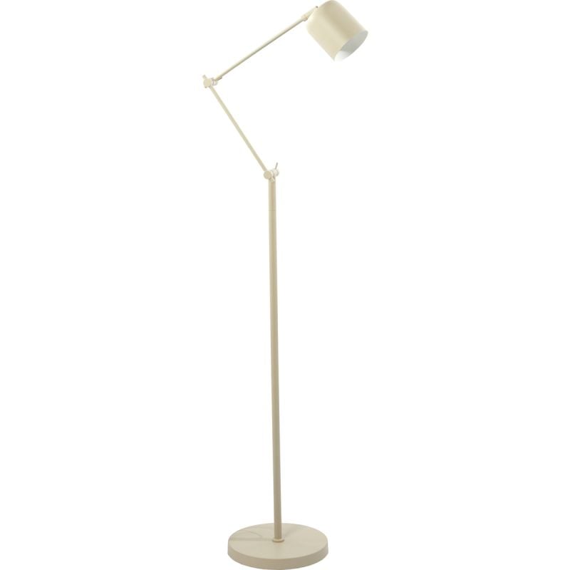 Vloerlamp Riksja beige + dimmer