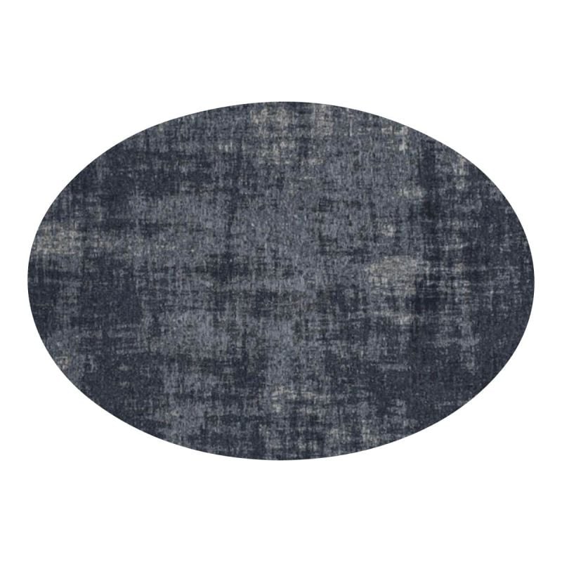 Vloerkleed Rovinj ellips donkerblauw 35