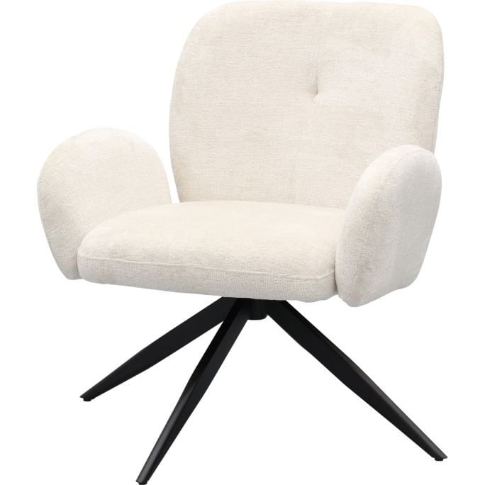 Draaifauteuil Brenna Ivory