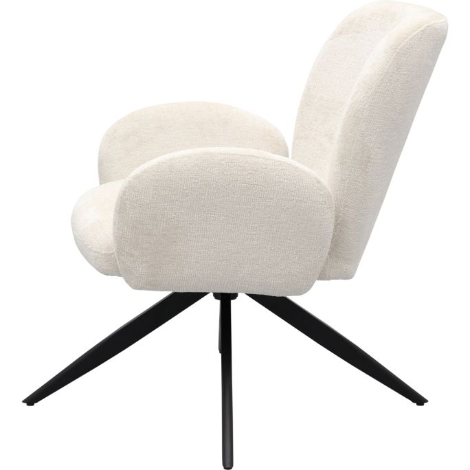 Draaifauteuil Brenna Ivory