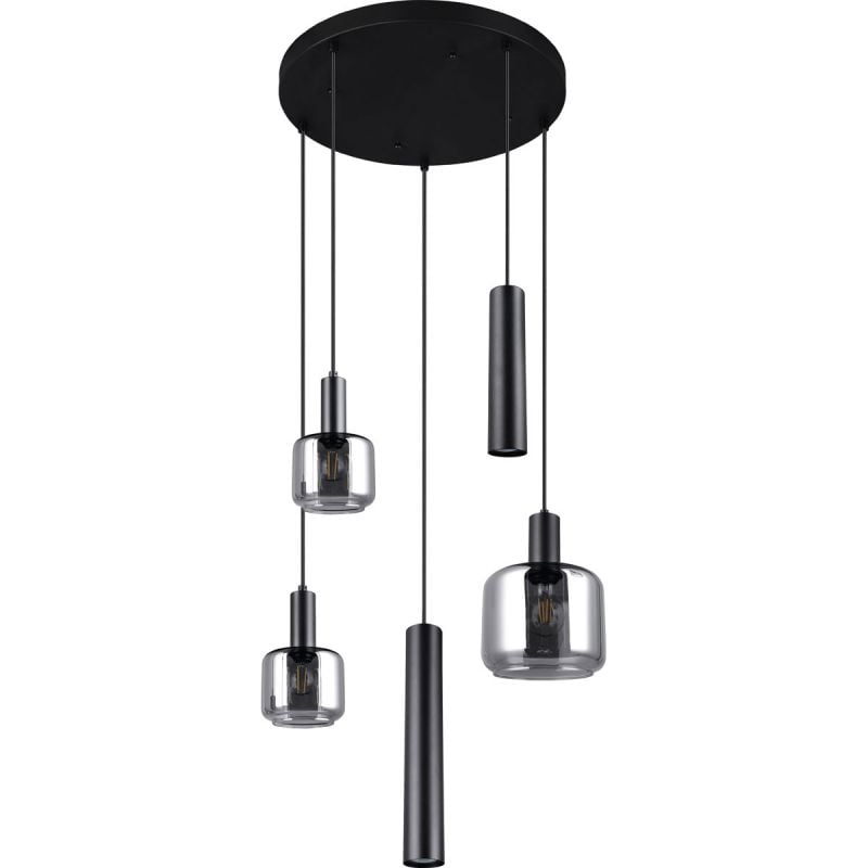 Hanglamp Metaro 5 lichts rond